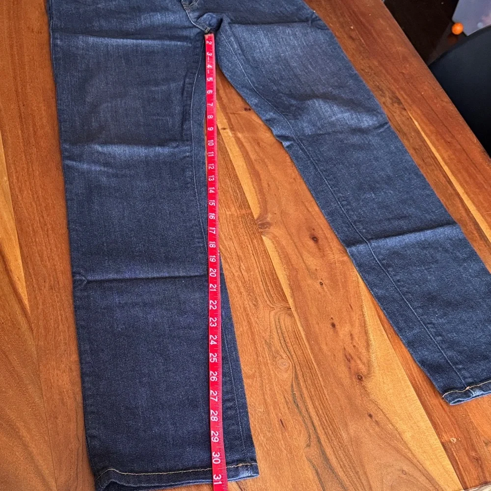 J. Crew Dark Blue Straight‎ Jeans